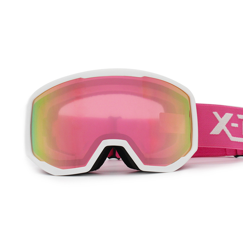 Doppelschichtiger Antibeschlag-Schnallen-Skirahmen und zylindrische Oberfläche, die geklippt werden kann, Myopie mit großem Sichtfeld,_voghion.com