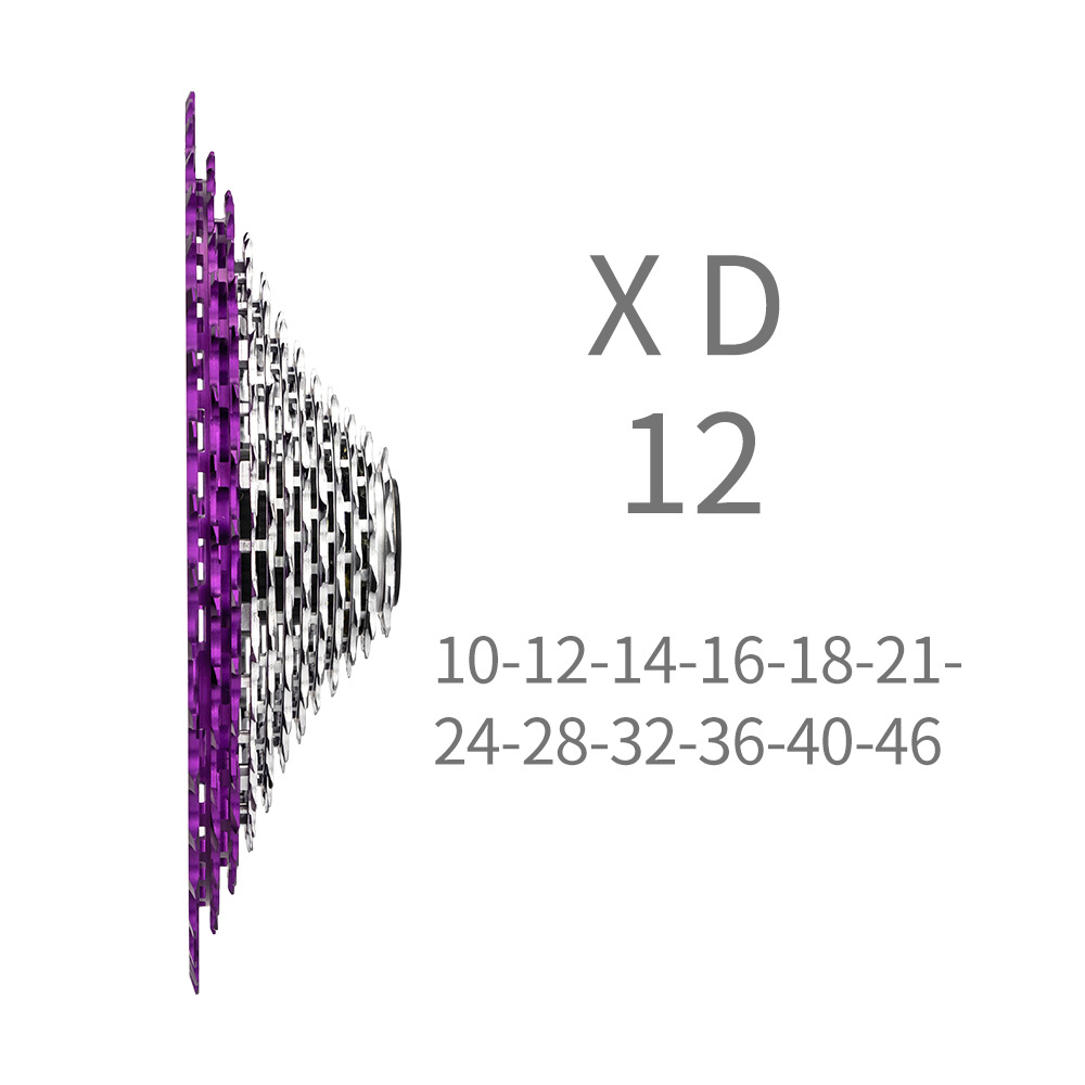 ZTTO Volante ultraligero de 12 velocidades Volante de montaña XD Base de la torre CNC Engranaje de escalada hueco integrado 10-46T