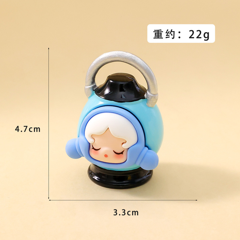 复古萌粒盲盒 diy树脂桌面车载小摆件装饰品配件萌粒潮玩盲盒批发|undefined