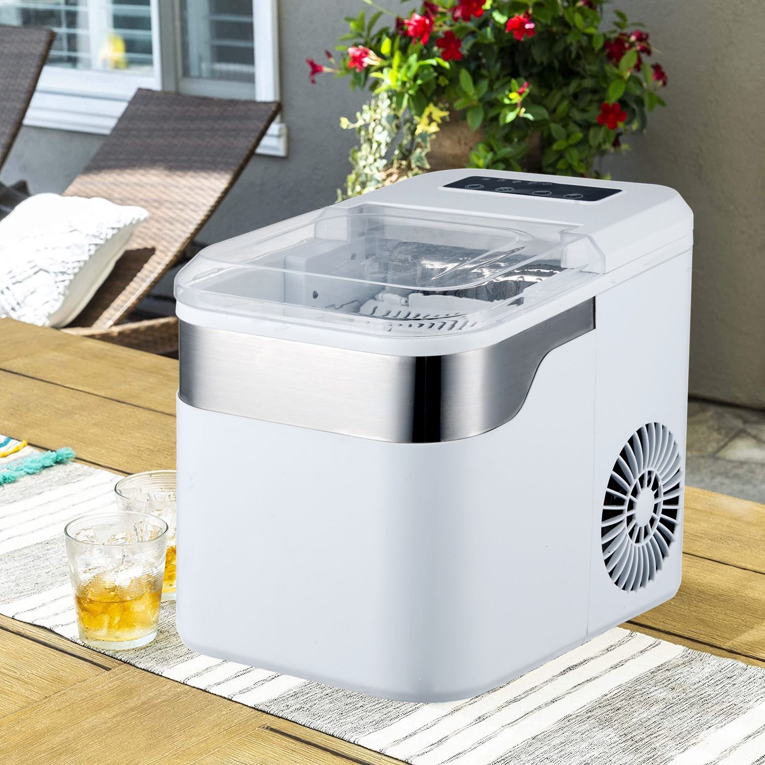 出口美国台湾日本110V制冰机小型家用自动冰块机跨境迷你宿舍冰块-阿里巴巴