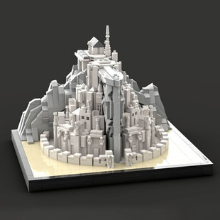 Moc-127335 Midi Scale Capital Building Tower from the Movie 1477 Parts