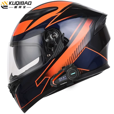 Motosiklet kaskı (dəbilqə) — Safety Gray 3C Certification - wang-wang-with-k20-bluetooth-m