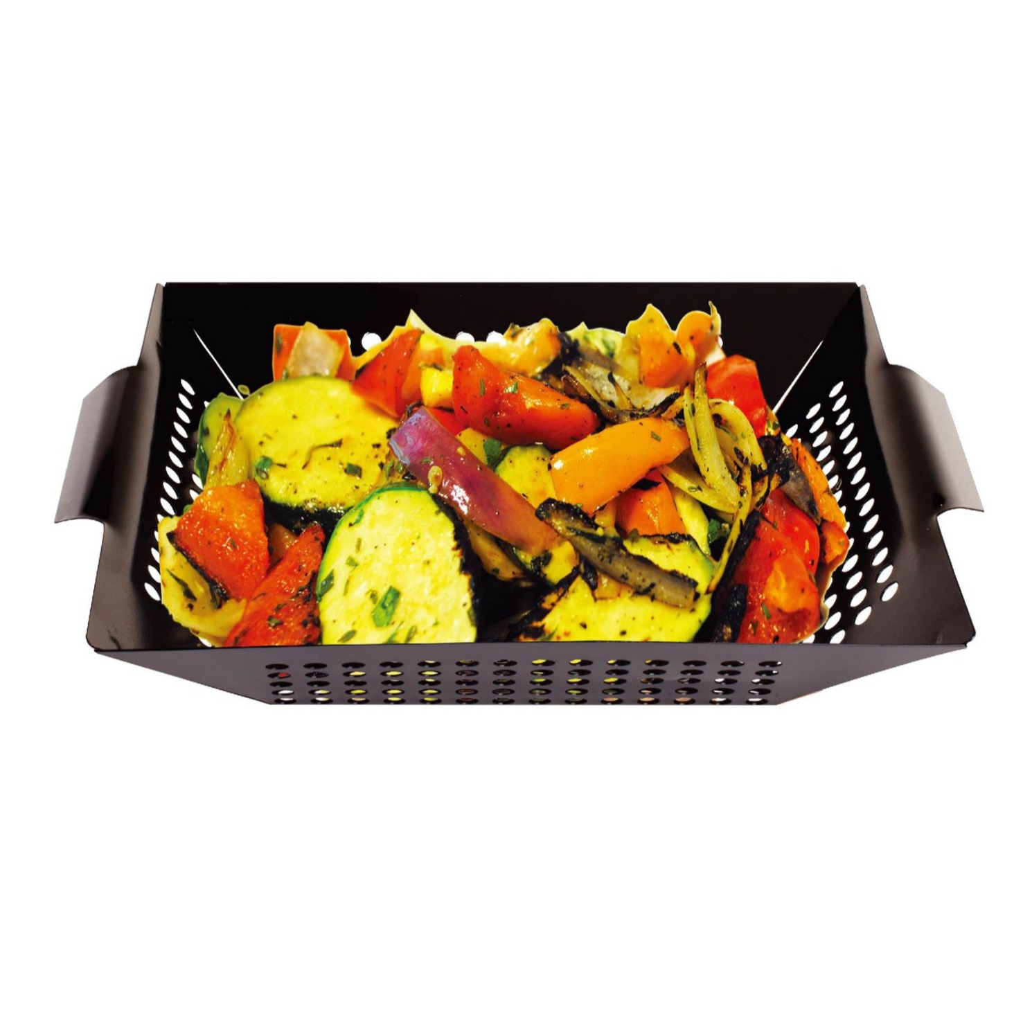 Los fabricantes producen un gran número de cuadrado de barbacoa cuenca de verduras cuenca negro antiadherente pintura para hornear cuenca de freír cuenca de perforación de estiramiento cuenca