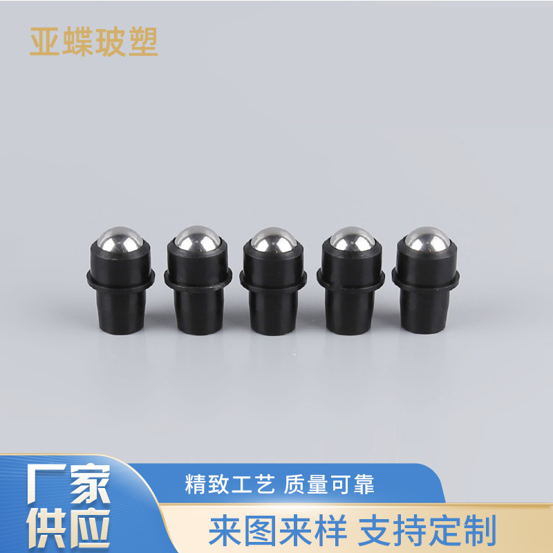 卸売高品質ブラック304ステンレス鋼ローリングボール10MMローリングボールボトルアクセサリープラスチックベース付きローリングボール|undefined