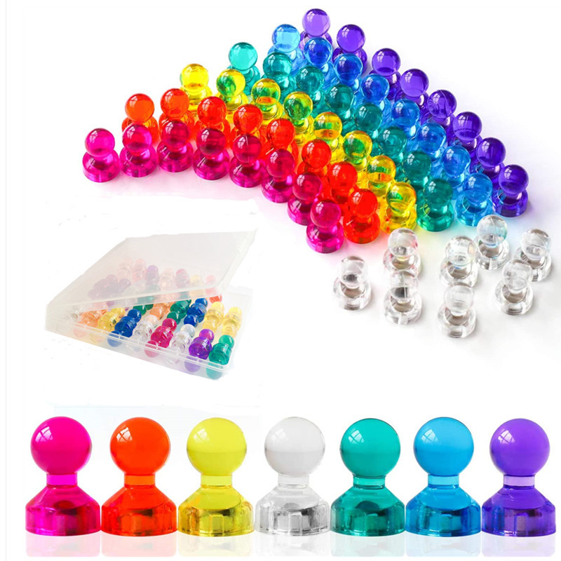 Colorful Magnetic Push Pins