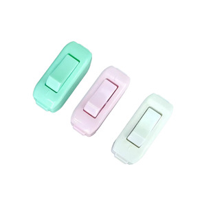 Foreign trade ship type rocker switch wiring switch plastic household appliances bedside switch three color bedside switch