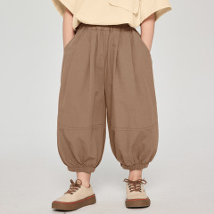 暢果童裝男童褲子夏款兒童韓版九分褲中小童薄款休閒褲燈籠褲批發