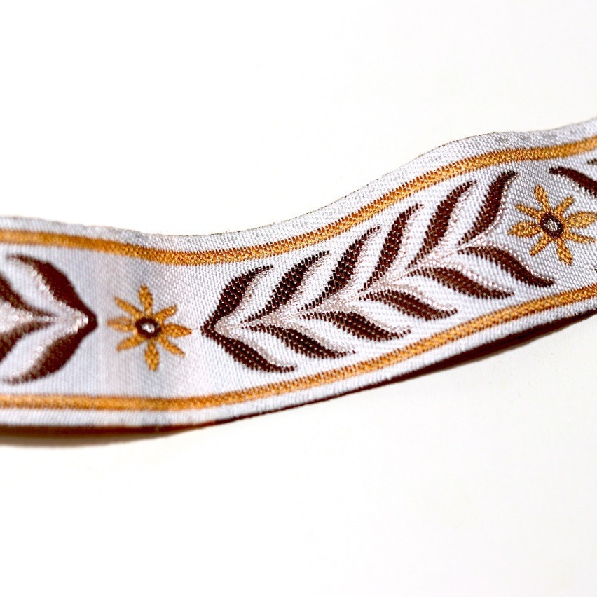 3,4 cm Ancho de alta precisión cinta cortina ropa almohada montaña cama corredor de mesa decoración ensanchado cinta