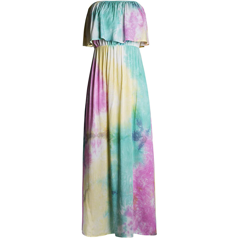 2024 Europa und USA Frühling und Sommer Neues Damenkleid mit Print, Ärmellos, Freizeitkleid für den Strand – Detail 20