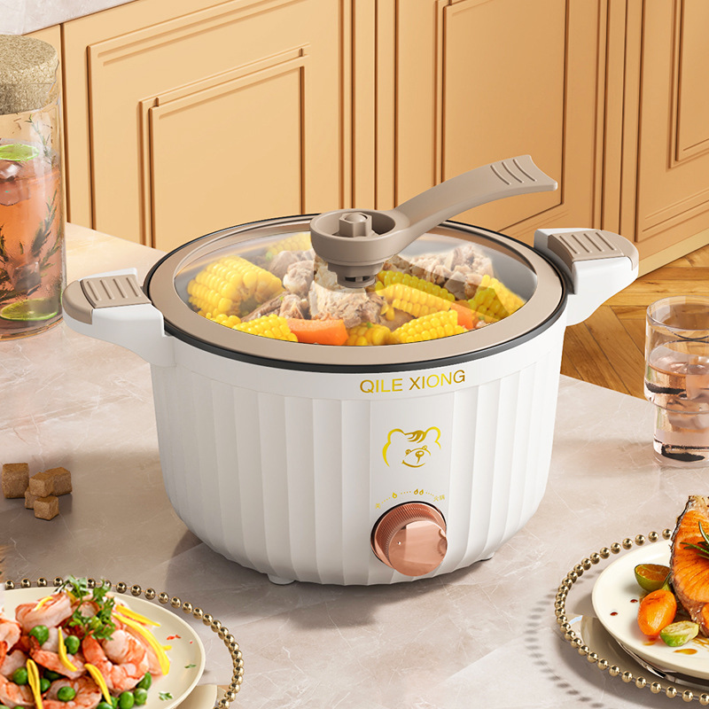 Multifunction Electric Cooker Rapid Steam Student Dormitory Electric Hot Pot Non-stick Small Micro-pressure Pot Gift Dropshipping
