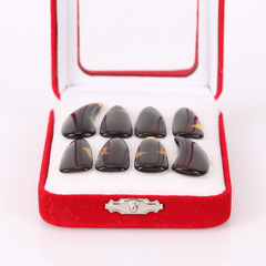 Guzheng nails professional groove children's guzheng adult nails 8 boxed tortoiseshell color gift box accessories