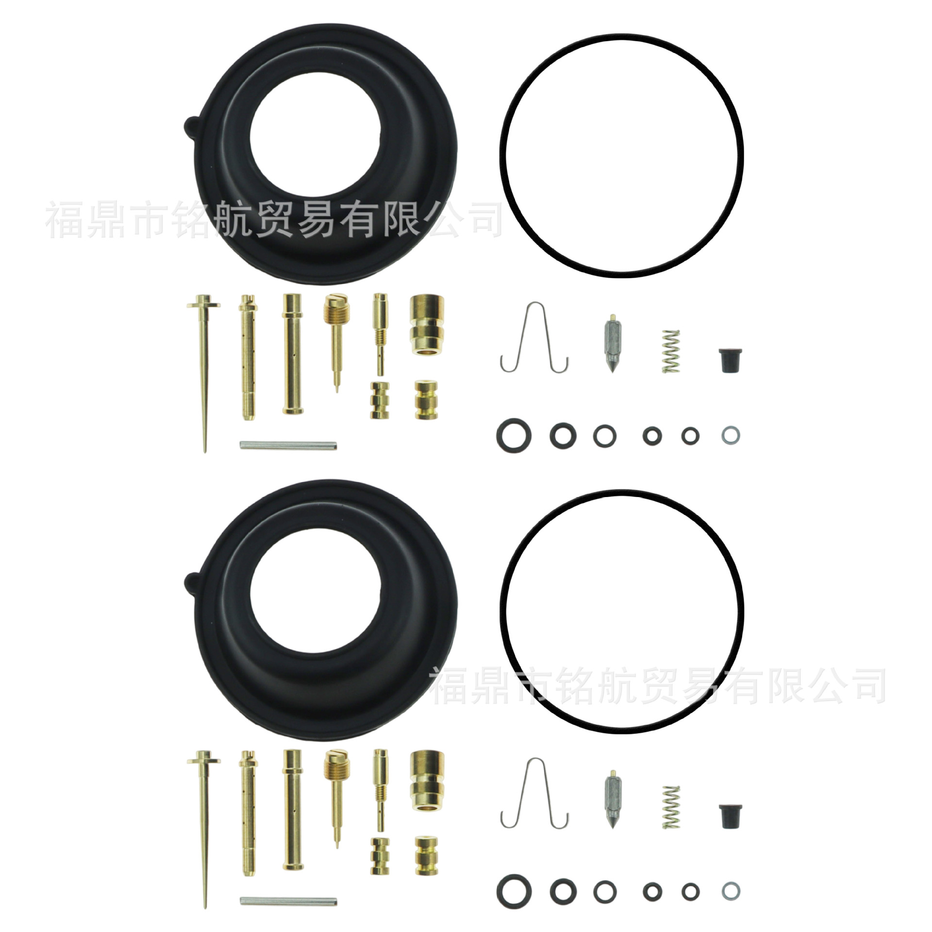 2X carburetor repair kit for Honda CB350 CB CL 350 CL35 with Diaphragm seal ring