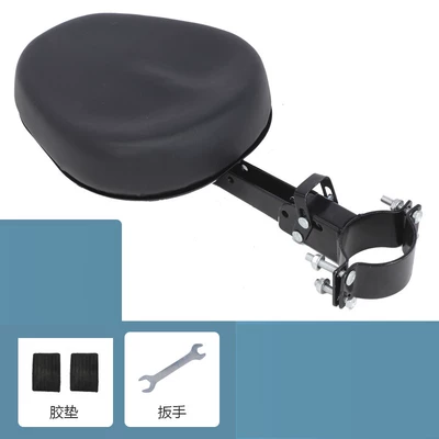 Suitable for Electric Vehicles, Bicycles, Scooters, Children's Front-Mounted Seats, Foldable Electric Bike Child Seats (Electric car child seat) - black-all-black-sofa-harley-single-seat