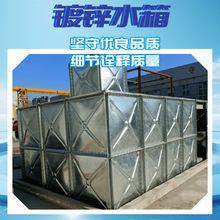 镀锌水箱方形消防水池玻璃钢BDF复合板地埋水箱304不锈钢生活水箱