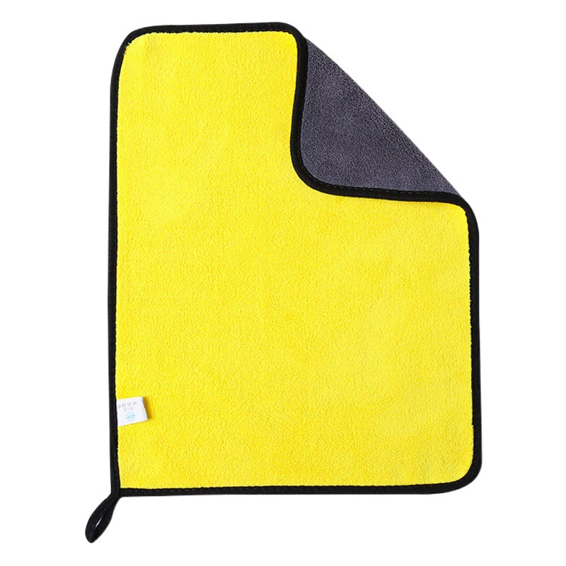 Коралловый флис Ткань для автомойки Полотенце для автомойки Двойной цвет Утолщенный прочный впитывающий интерьер автомобиля Специальное полотенце для автомойки