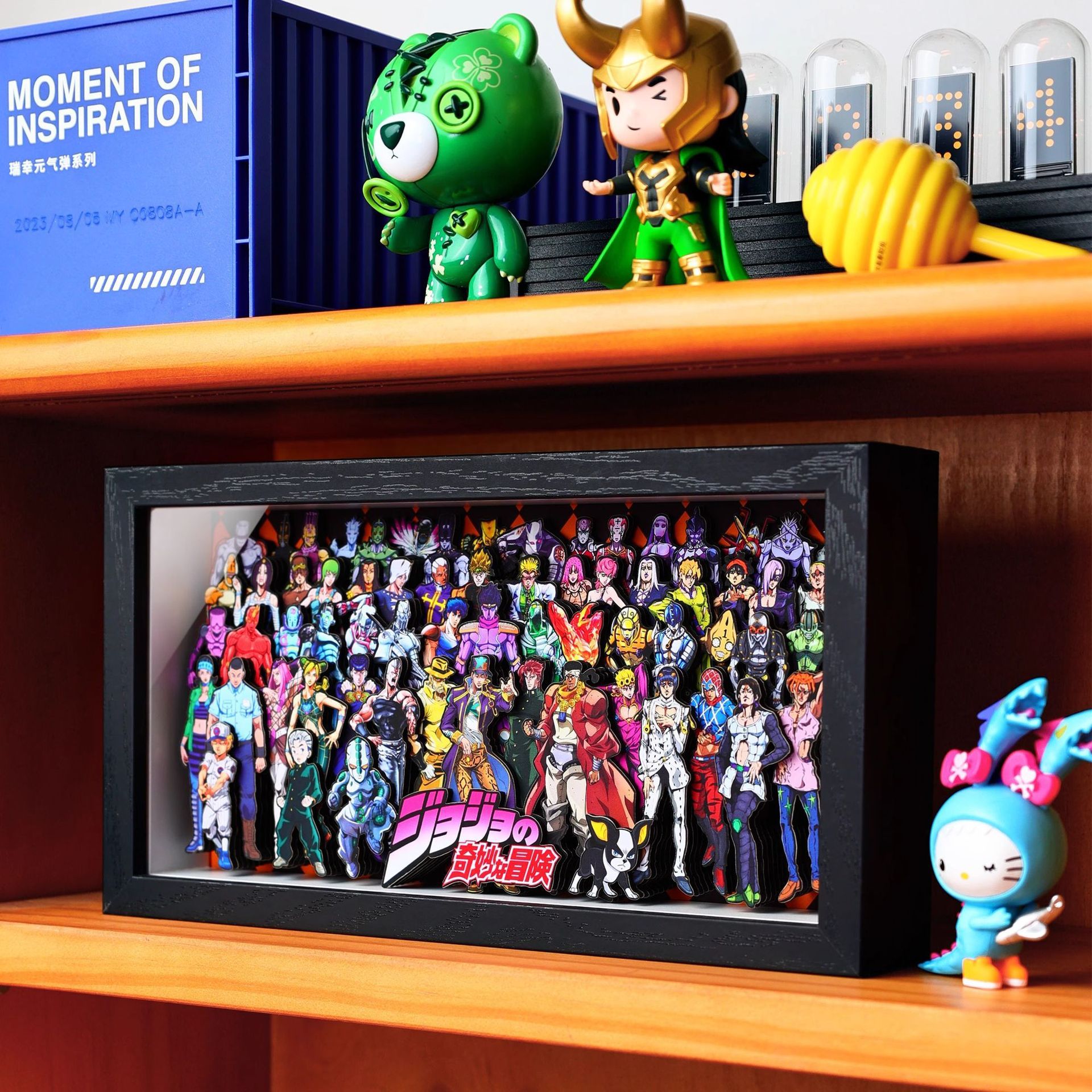 JOJO奇妙冒险全家福立体画手办手工生日动漫装饰画挂画