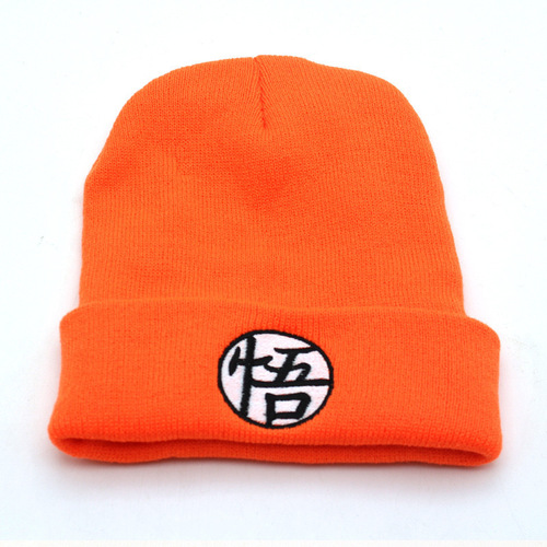 Cross-border embroidery unisex Dragon Ball anime Goku knitting hat Turtle Hermit warm knitted beanie bean hat