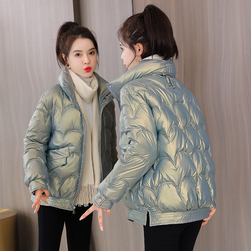 No-Wash Glossy Cotton Jacket for Women, Short Style, 2026 Winter New Korean Version, Loose Cotton Coat, Small Cotton Padded Jacket No-Wash Glossy Cotton Jacket for Women, Short Style, 2026 Winter New Korean Version, Loose Cotton Coat, Small Cotton Padded Jacket