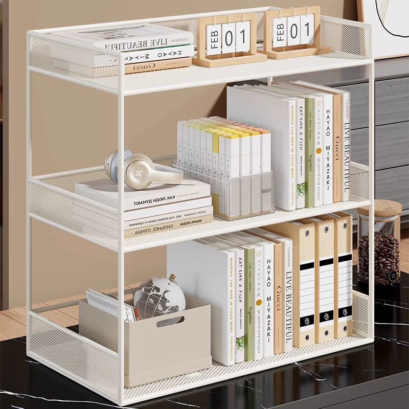 Настольная книжная полка Домашний кабинет Многослойный простой книжный шкаф