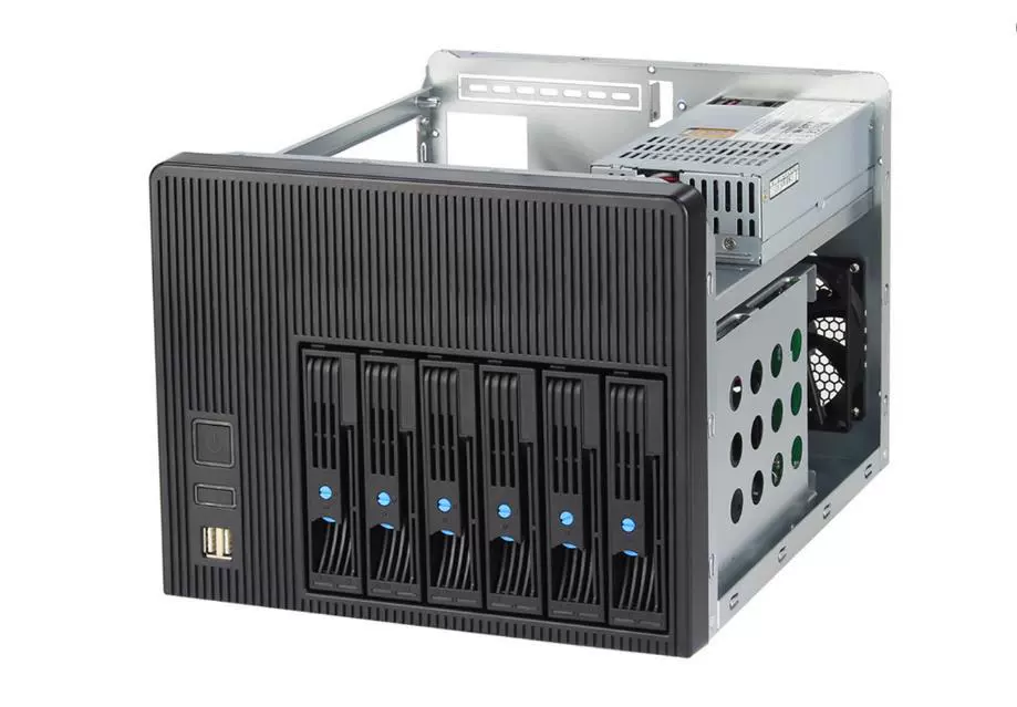 6 disk NAS chassis NAS-hot plug-in enterprise cloud storage DIY home theater mini Flex