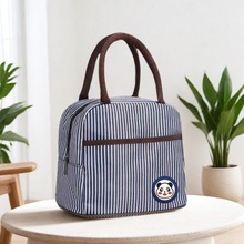 饭盒手提包防水学生上班族带饭便当袋简约午餐包女士手提包手提袋