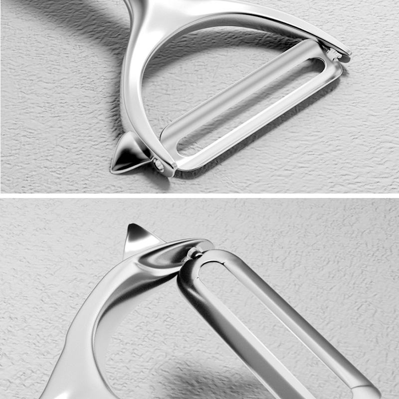 cocina de acero inoxidable planador doméstico multifuncional pelador de papas cuchillo de peeling cuchillo de peeling de frutas