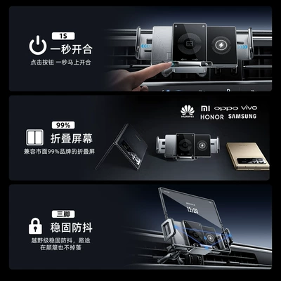 Screen Mobile Phone Holder Wireless: Car phone holder