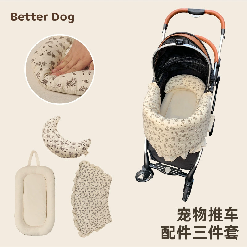 Мягкий чехол-подушка для коляски для животных, защита от грязи, хлопковый матрас в корейском стиле, универсальные аксессуары для кошек и собак