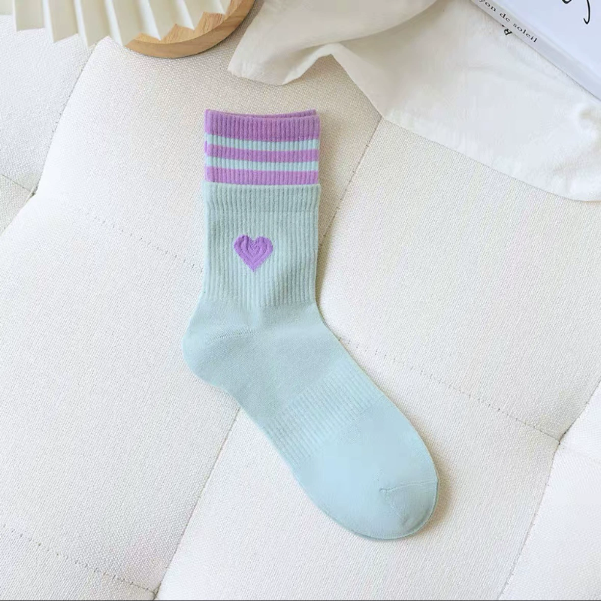 Спортивные носки милые Knee Socks - средняя длина, восемь вариантов цветов