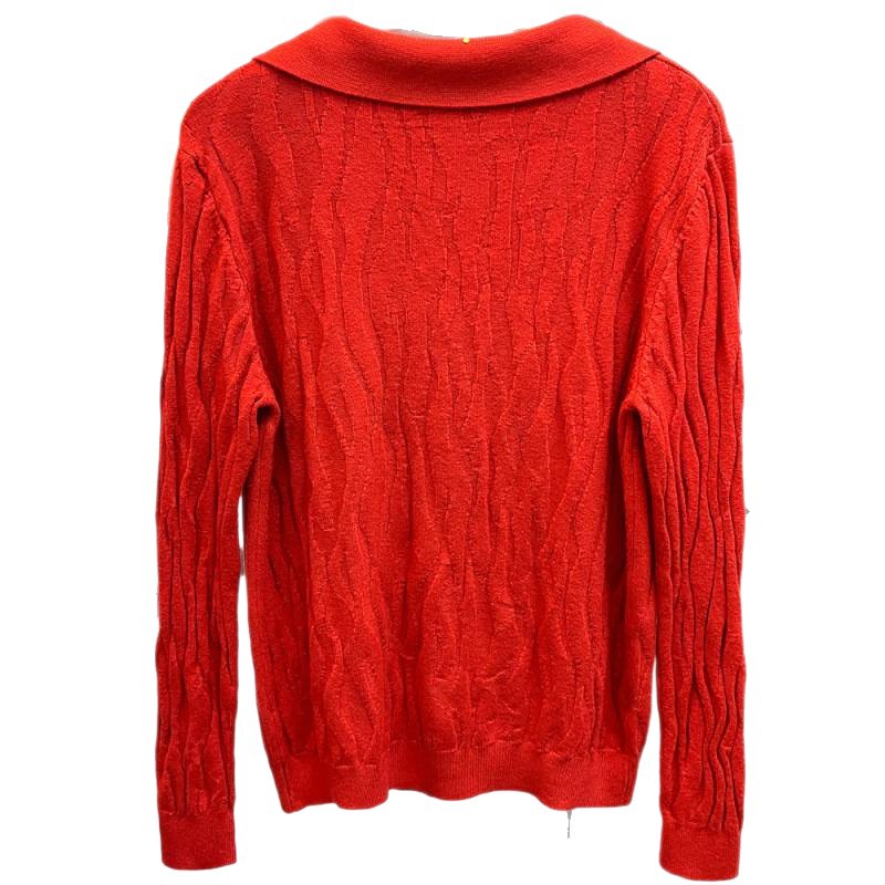 ¡Real shot!¡Real shot!¡El stock tiene una gran imagen! 2025 otoño y invierno retro polo cuello suave suéter glutinoso de punto mujeres cardigan