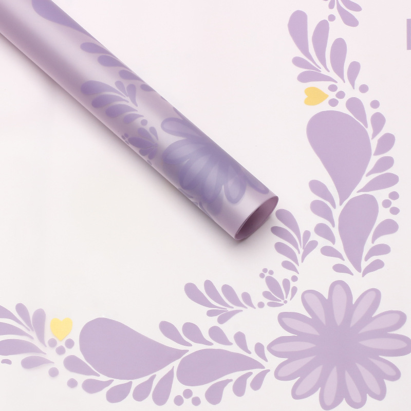Flor de la felicidad florece flor de embalaje impermeable semitransparente ramo de flores regalos flor de papel flor florista lote