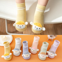 婴儿软底学步鞋冬宝宝0-2岁1室内夏小童地板袜子鞋春秋季防滑不掉