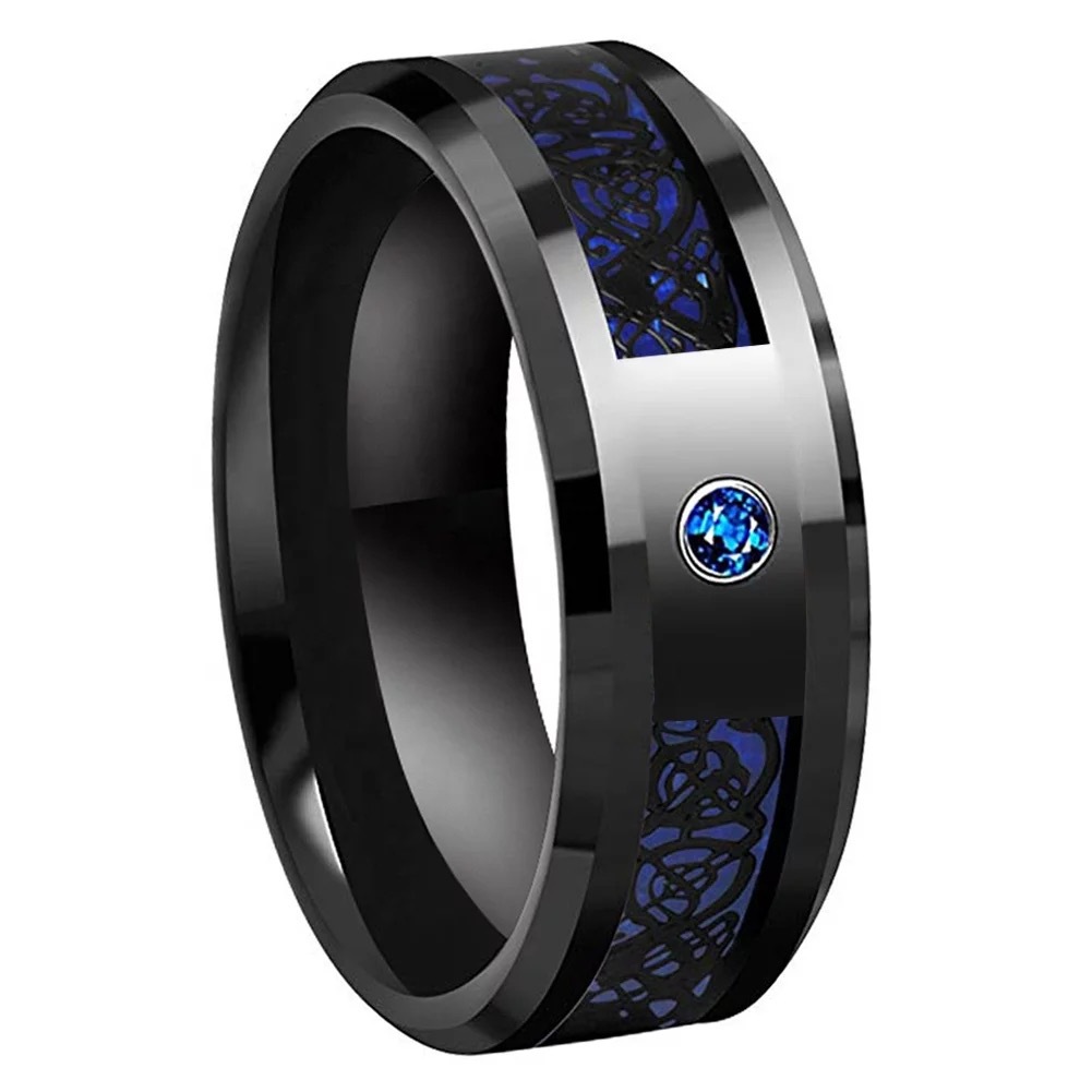 Tungsten Stainless Steel Ring 2