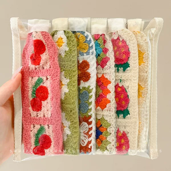 Knitted Hairband with Magic Tape for Women, 2026 New Wide-Brimmed Hairband, Bangs and Loose Hair Organizer, Adult Headband Hair Clip