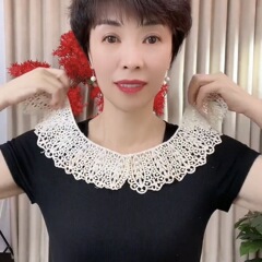 ベビーズレースの偽襟韓国版透かし彫り木綿のストール夏の日焼け止め