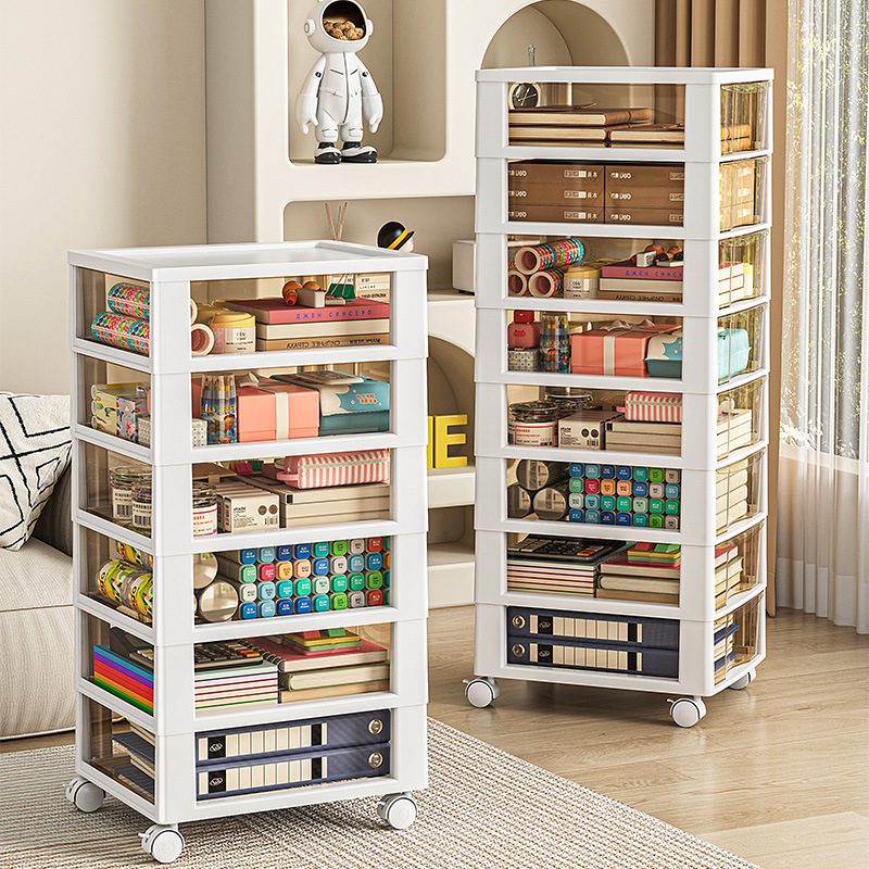 Desktop Drawer-type Document Storage Cabinet Office A4 Multi-layer Locker under Desk Nail Art Rack under Desk