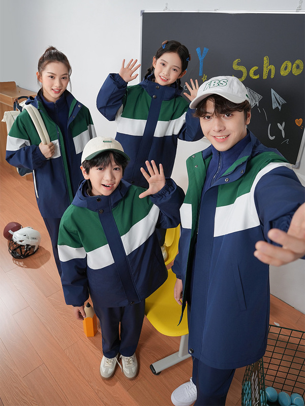 江西九江校服春夏秋小学生校服儿童运动班服学院风套装幼儿园园服|undefined