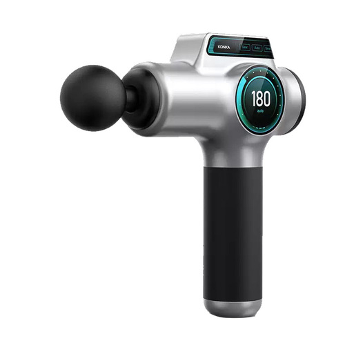 New Konka Fascia Gun Muscle Relaxation Neck Mask Gun Silent Electric Vibration Massage Gun LCD Display Fascia Gun