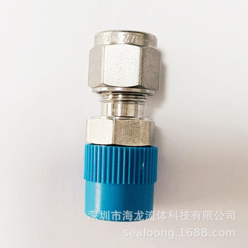 Swagelok不锈钢卡套直通接头SS-8M0-1-2