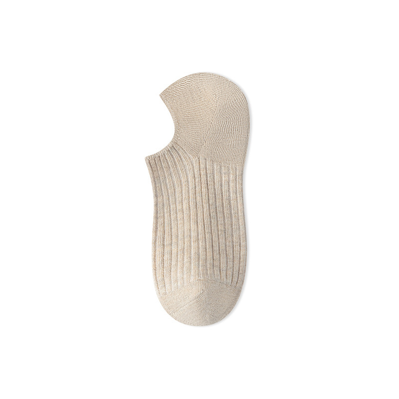 Calcetines de barco, calcetines delgados de verano para mujer, sin tacón, calcetines de boca baja, calcetines de algodón antideslizantes que absorben el sudor, calcetines Zhuji al por mayor