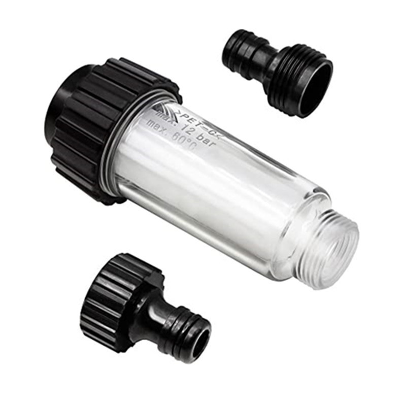 Filtro de máquina de limpieza con conector de pezón interno y externo