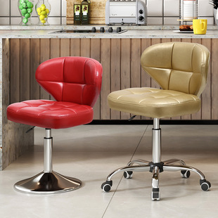 Bar Stool Bar Chair Swivel Lift Backrest Home Fashion Beauty Stool Cashier Swivel Chair Modern High Stool Q&