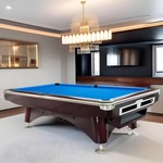 九球台花式标准中式九球桌酒店别墅高端桌球台俱乐部九球台球