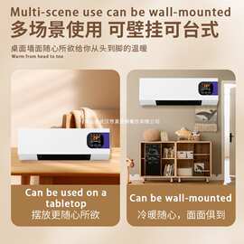 冷暖两用移动小空调家用暖风机壁挂式取暖器即热式静音速热电暖器