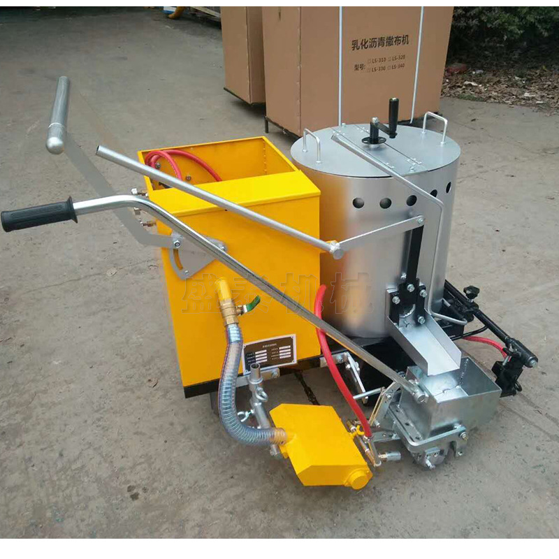 热熔划线一体机 行走式手推划线机 热熔马路震荡划线车划线设备