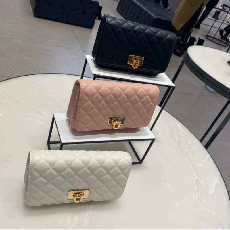 Ручная цепь, однотонная сумка через плечо, сумка через плечо, стиль Chanel
