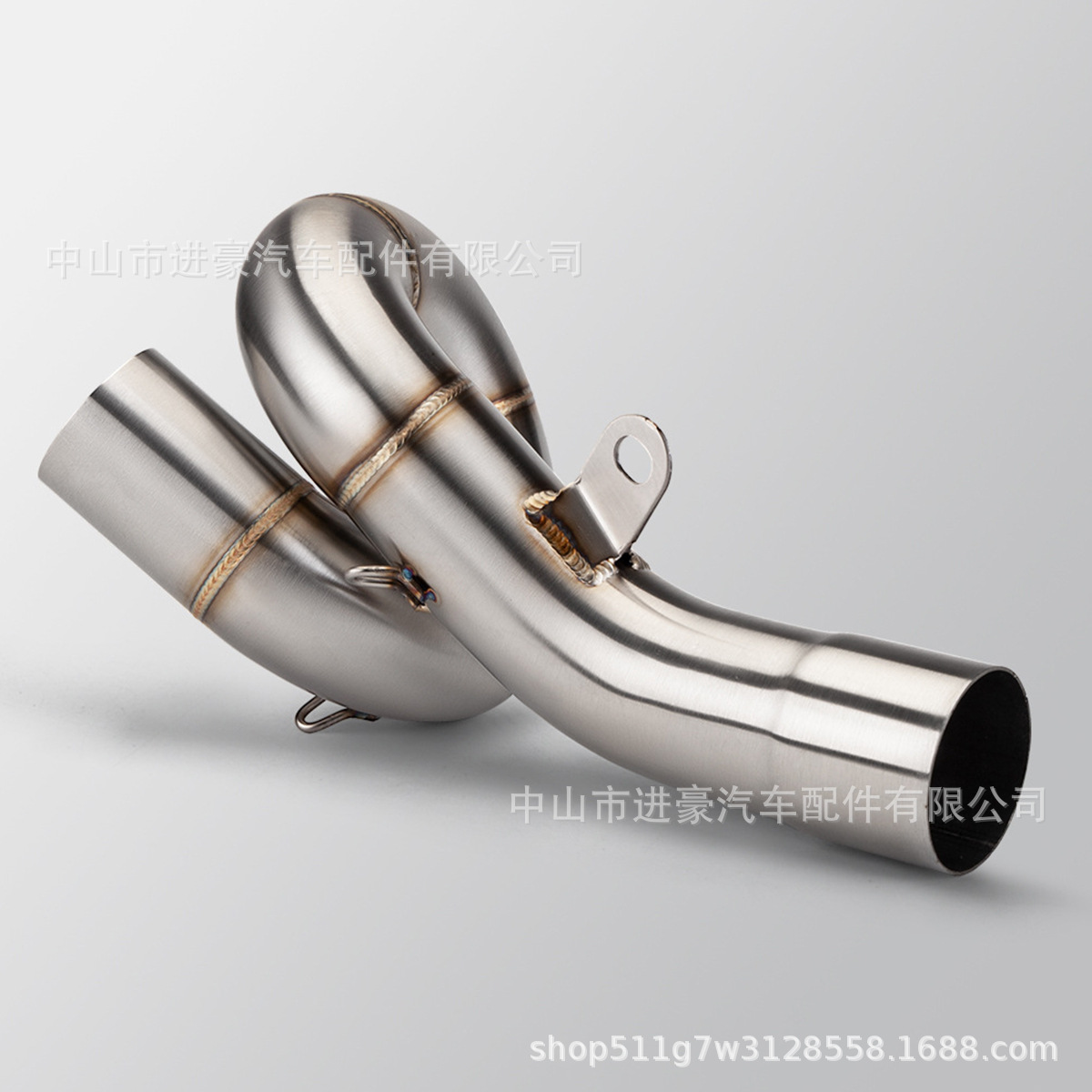 Motorcycle Exhaust Pipe Modification for Kawasaki Zx6R Stainless Steel Mid-Section Link Pipe, Large Displacement, Non-Destructive Installation