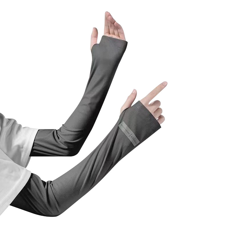 (2개) 여름 자외선 차단제 아이스 실크 슬리브 라이딩 미끄럼 방지 낚시 운전 안티 자외선 유니섹스 아이스 슬리브 도매