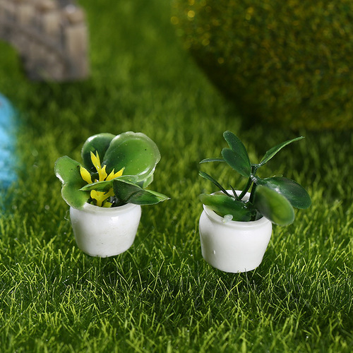 Dollhouse doll house accessories mini plant model finished gardening landscape micro landscape ornaments