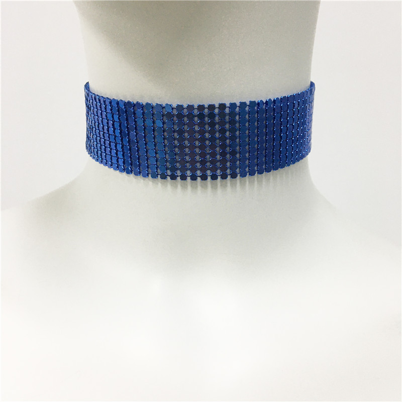 1 Piece Quantity INS Style Streetwear Geometric Metal Choker Wholesale